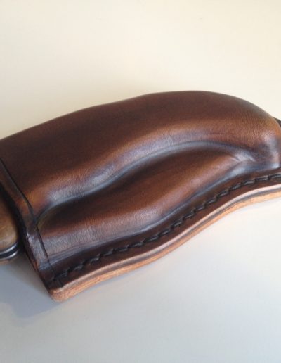 Etui en cuir personnalisé