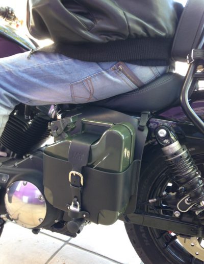 accessoire moto porte jerrican sur mesure