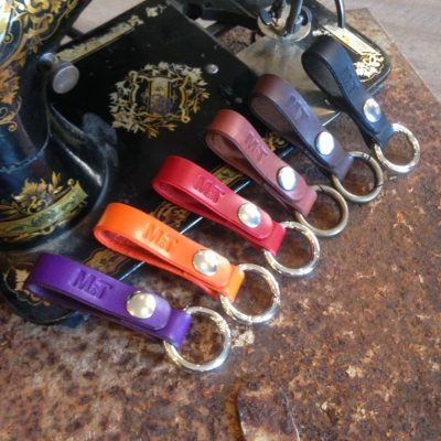 Porte clef en cuir